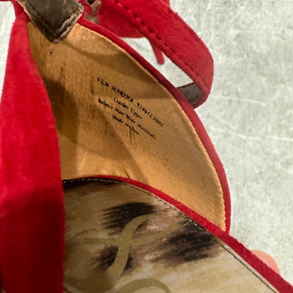 Sam Edelman Marina Red Heels - Picture 2 of 4